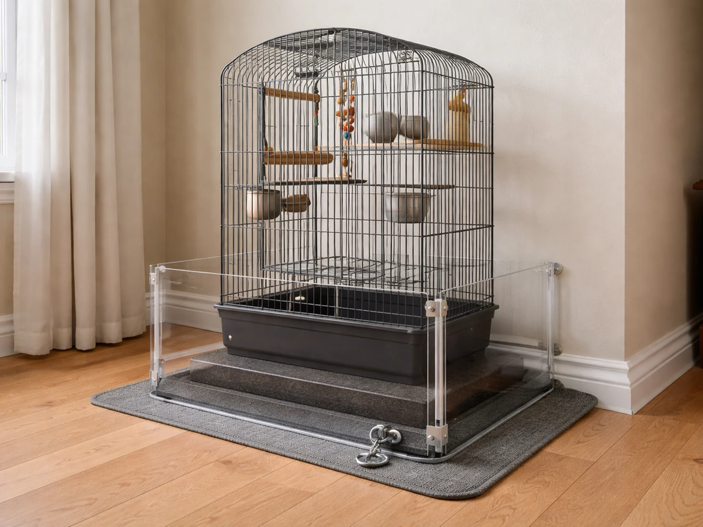 How to Protect a Bird Cage From Cats: Step by Step