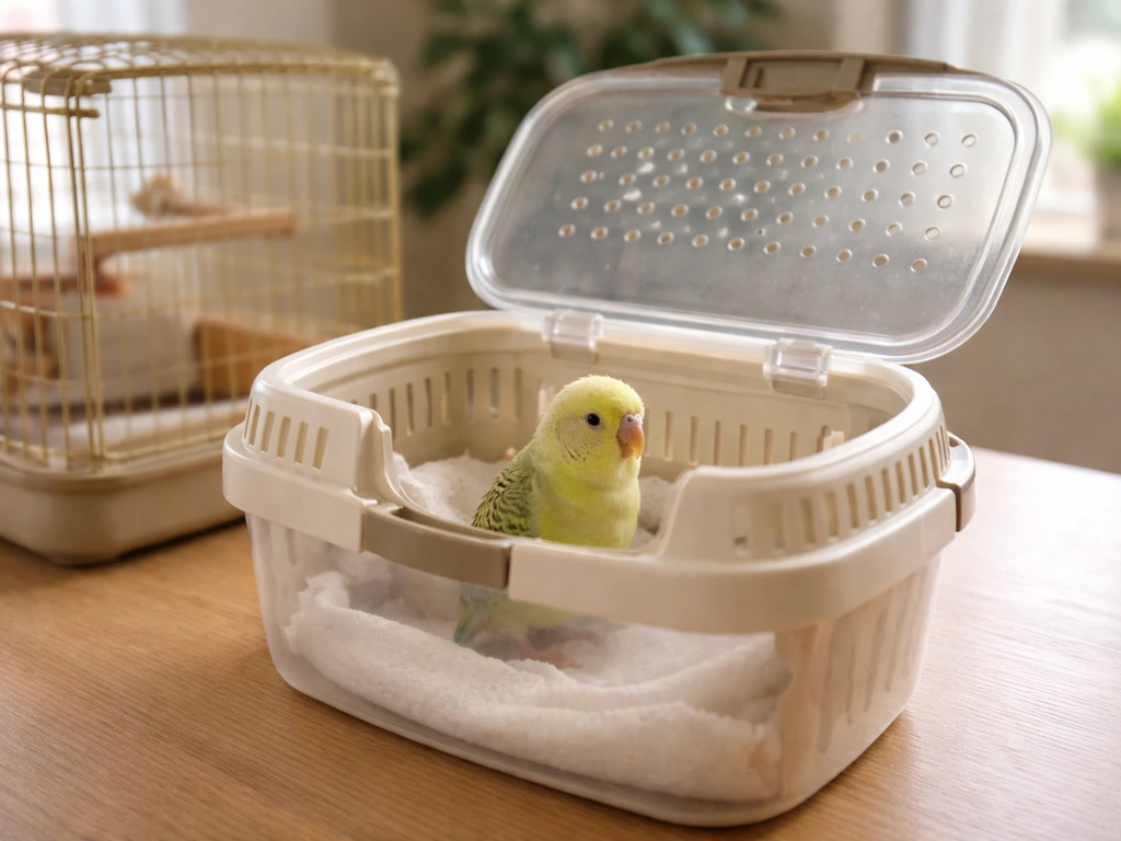 Where to Put Bird When Cleaning Cage: Safe Steps
