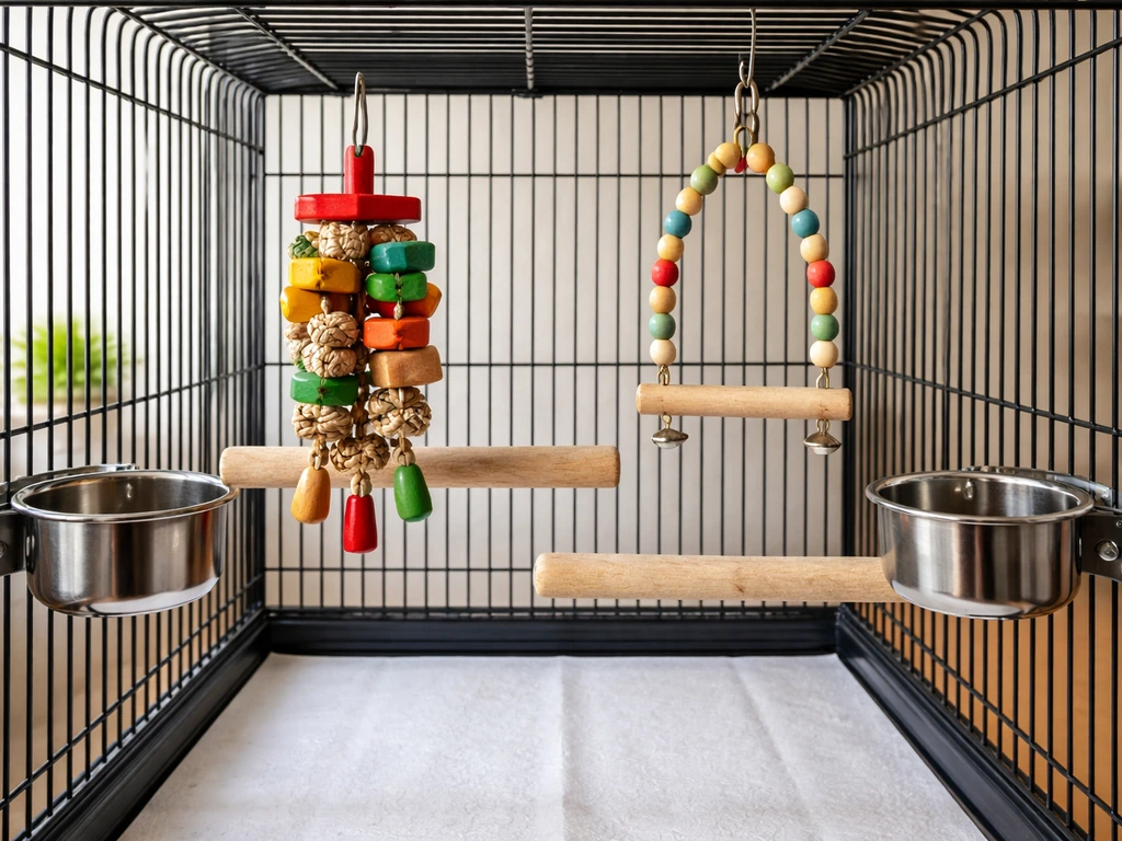 what do you need in a bird cage
