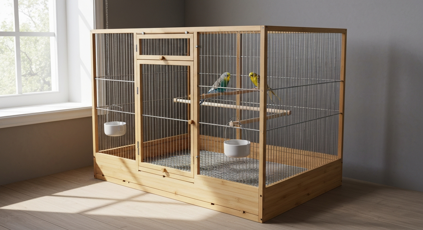 how to make bamboo bird cage